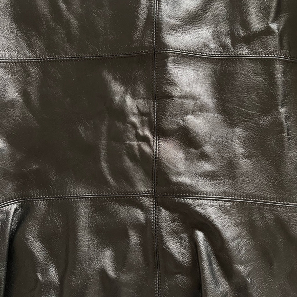 Vintage Danier Leather Black Blazer Jacket Size Medium - Picture 7 of 12